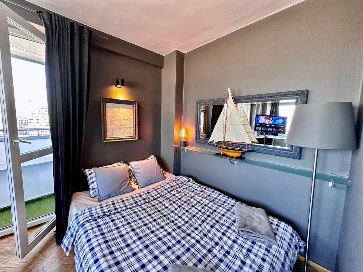 Grey Centrum Panorama: Smart Apartment with Fast Wi-Fi Warsaw Exterior photo