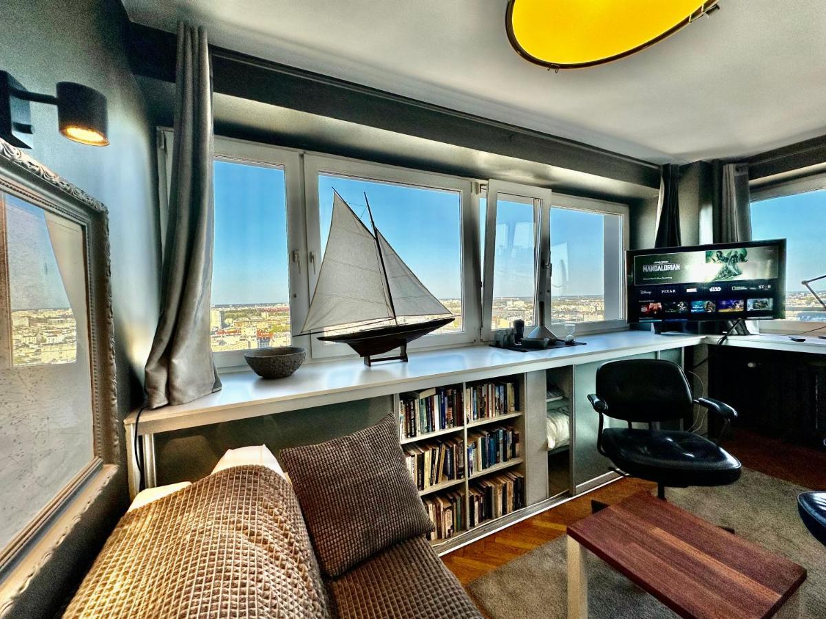 Grey Centrum Panorama: Smart Apartment with Fast Wi-Fi Warsaw Exterior photo